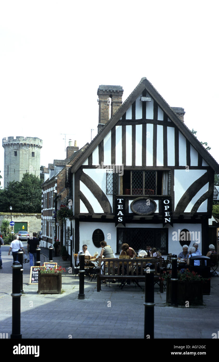 Thomas Oken Tea Rooms, Oken`s House, Warwick, Warwickshire, England, UK Stock Photo Alamy
